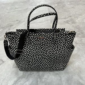 Kate Spade Baby‎ Diaper Bag Black Polka Dot Kaylie Changing Pad Shoulder Strap